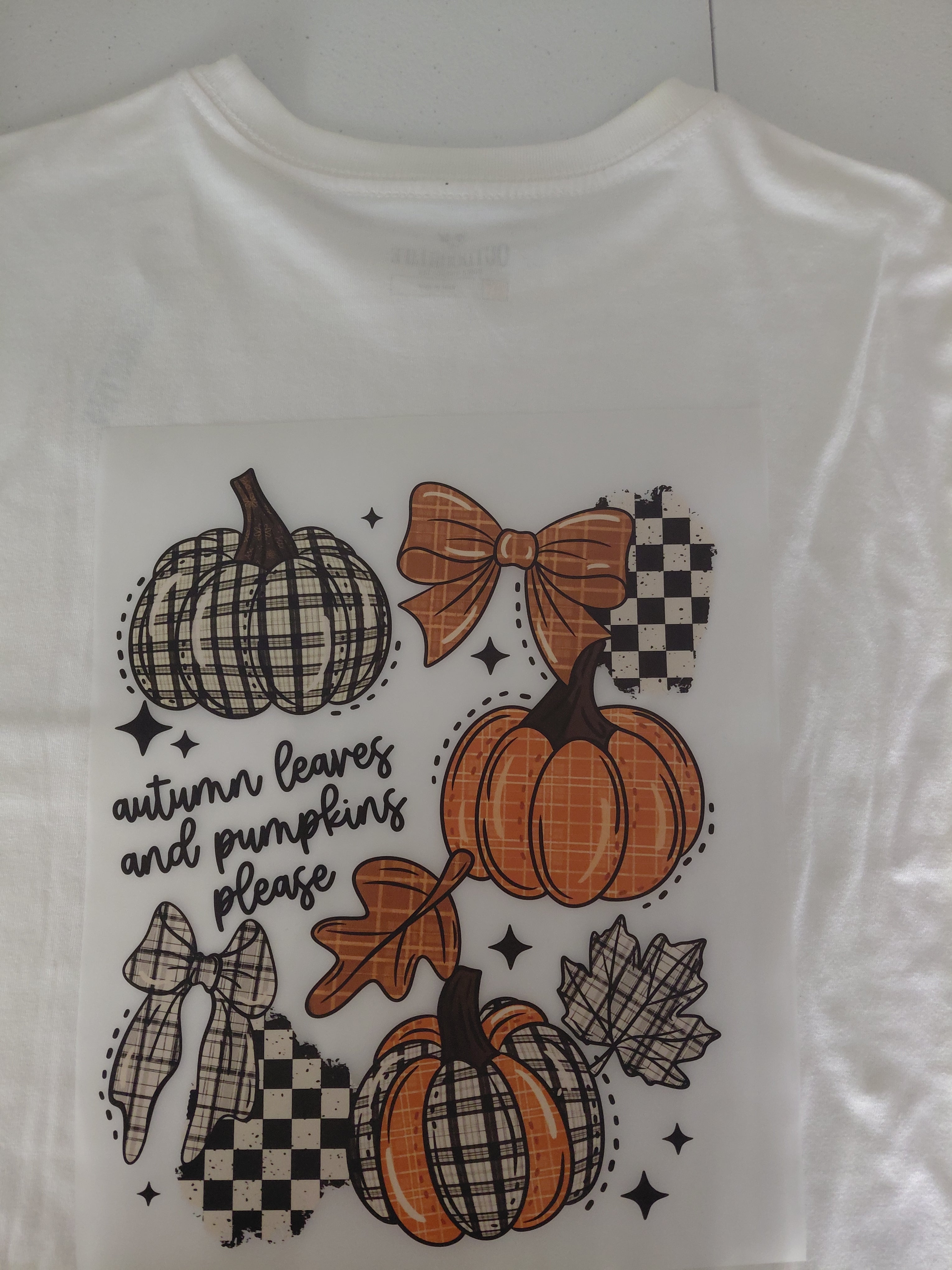 Autumn leaves and pumpkins please