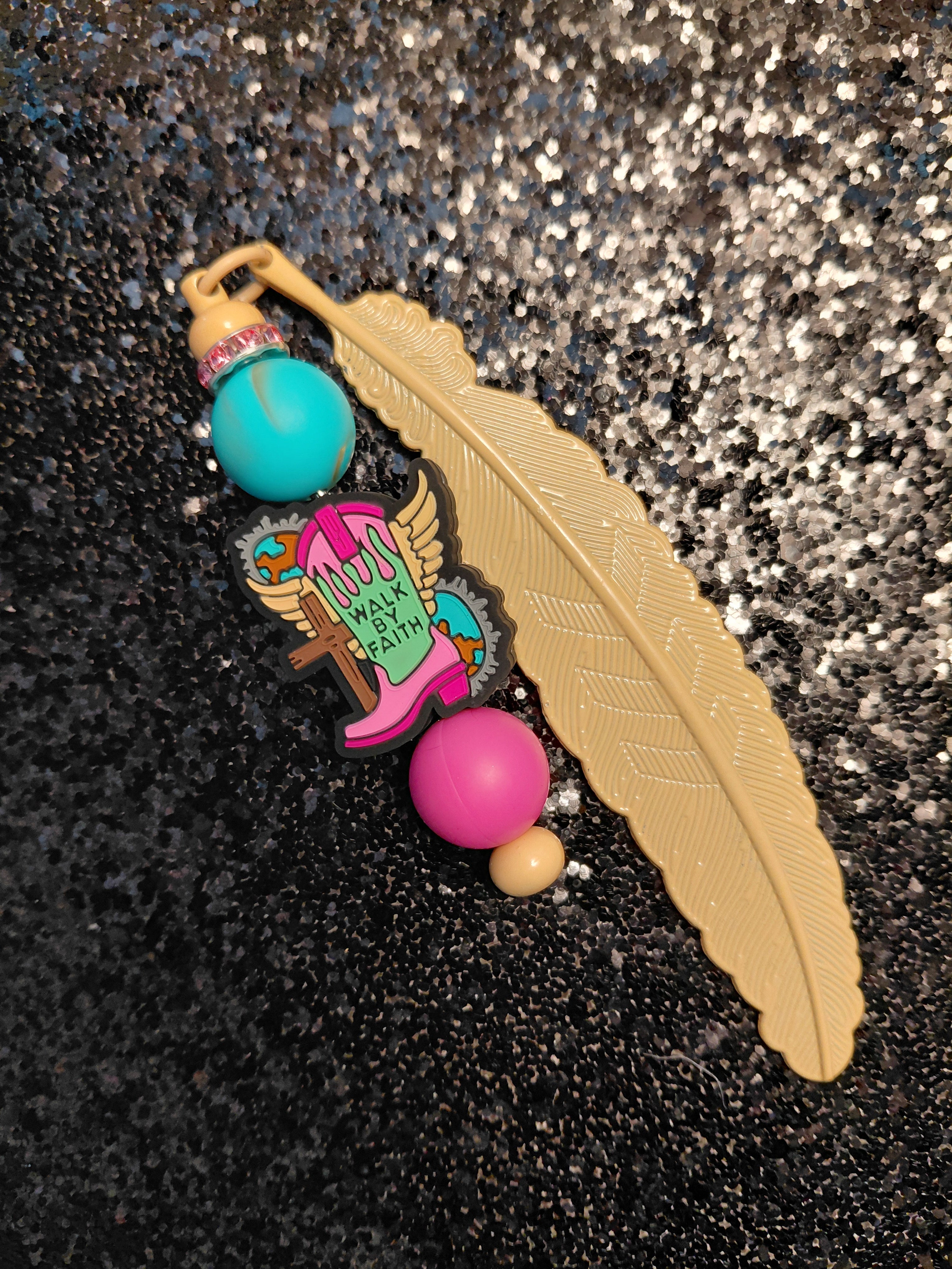 Feather bookmark